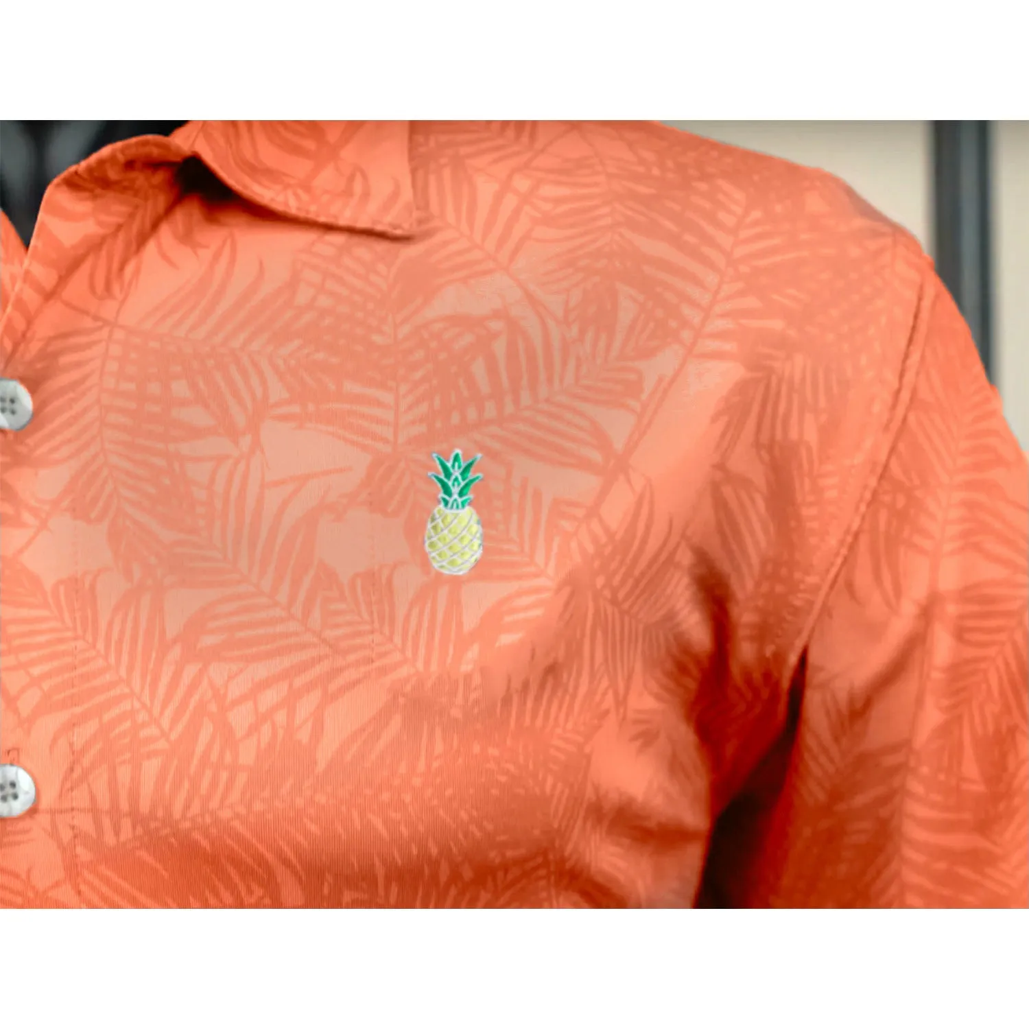 Pineapple Pau Hana Performance Hawaiian Shirt