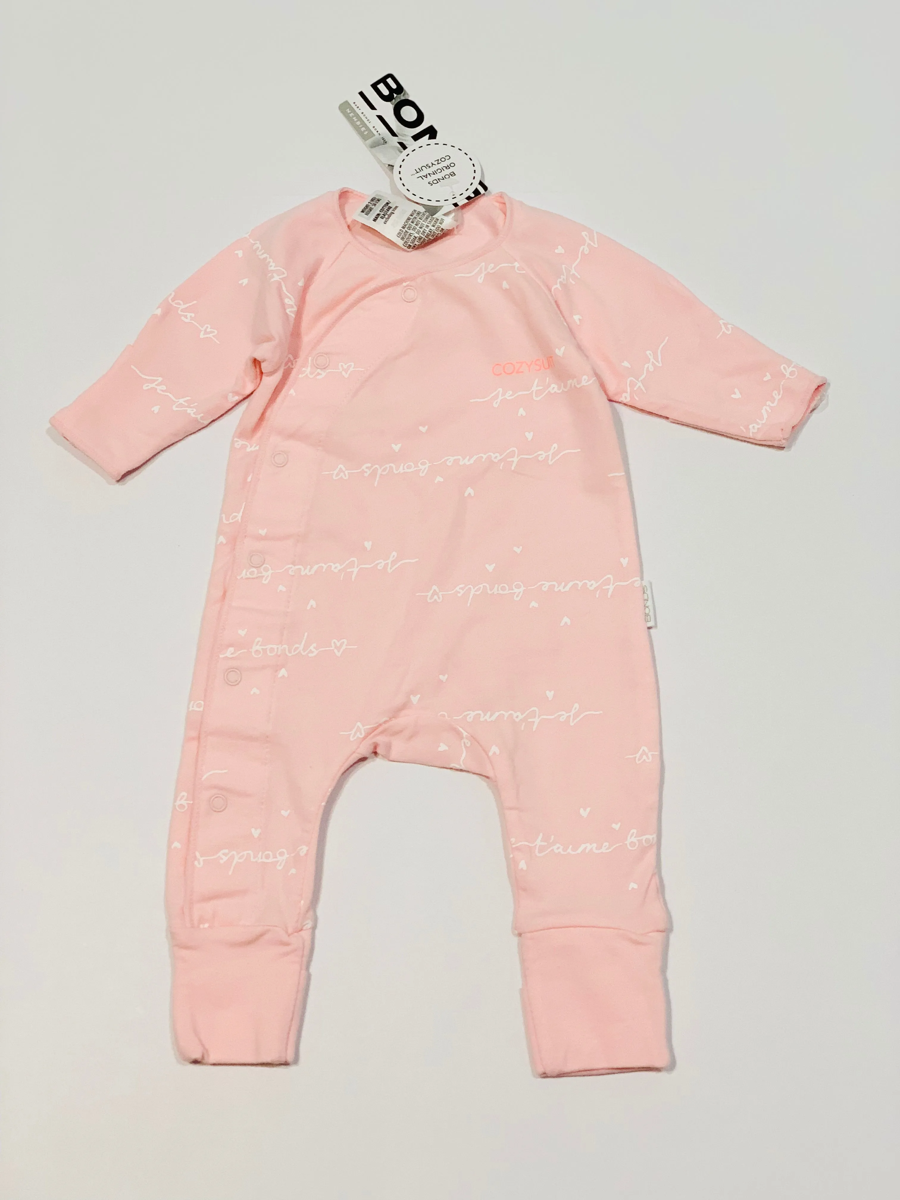 Pink Cosysuit brand new - Size 00000
