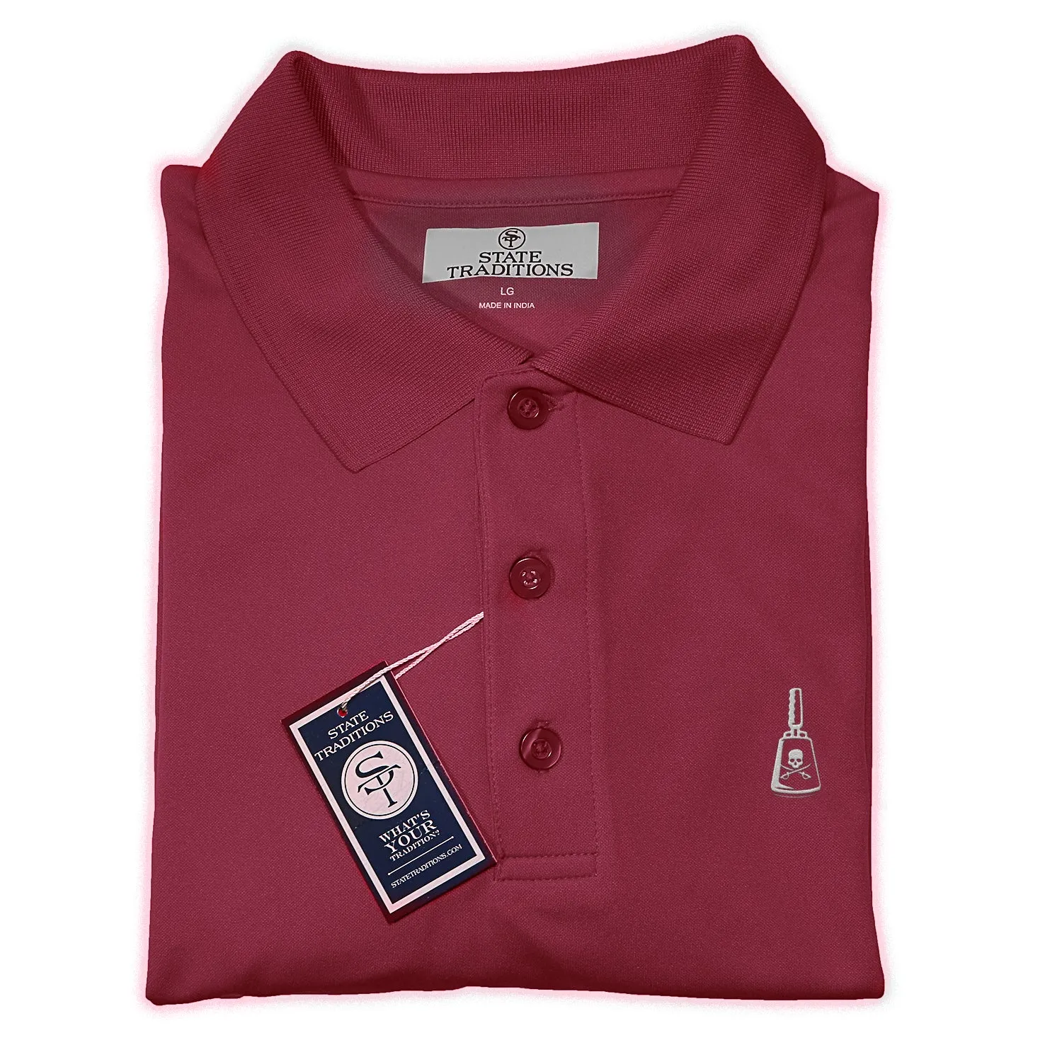 Pirate Cowbell Performance Polo