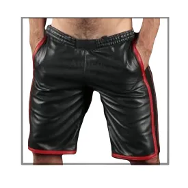 Real Leather Shorts for Men