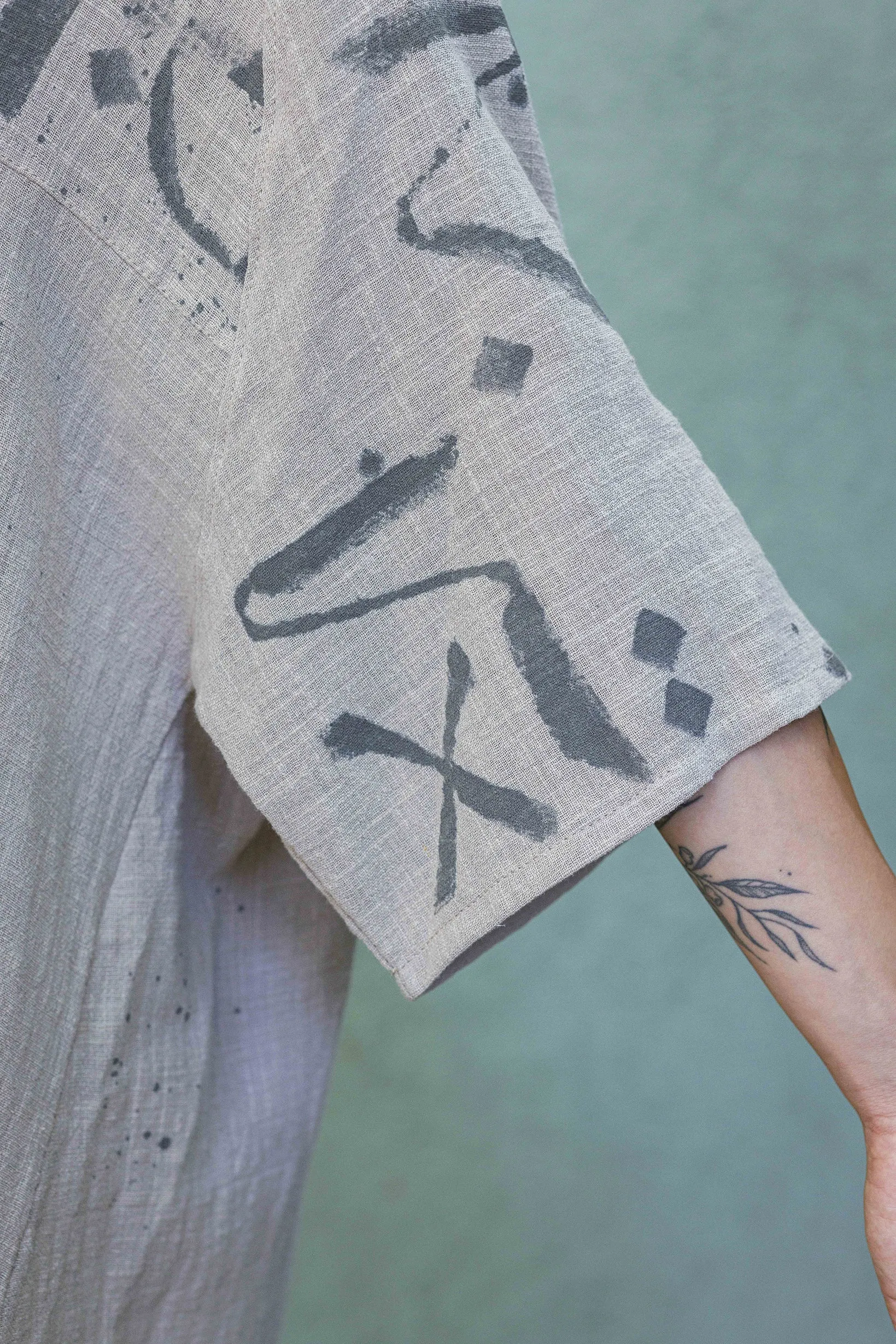 Ros X Macchia Script Tunic #1