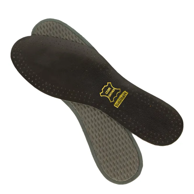 Saphir Black Leather Insole w Charcoal Bottom
