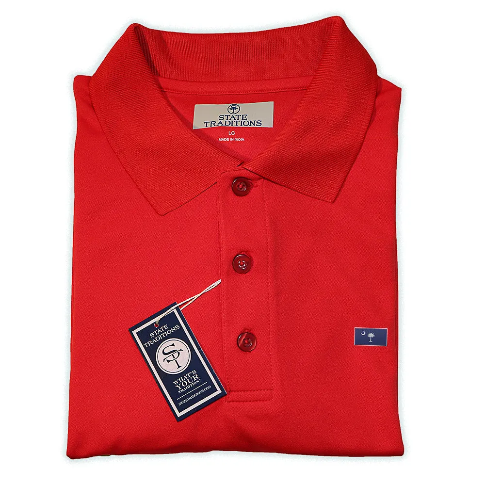 South Carolina Flag Performance Polo