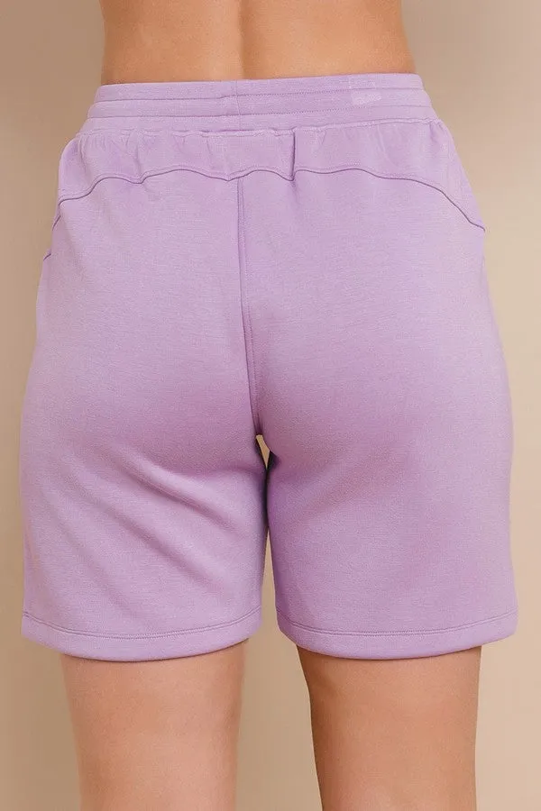 Sporty Chic Scuba Shorts