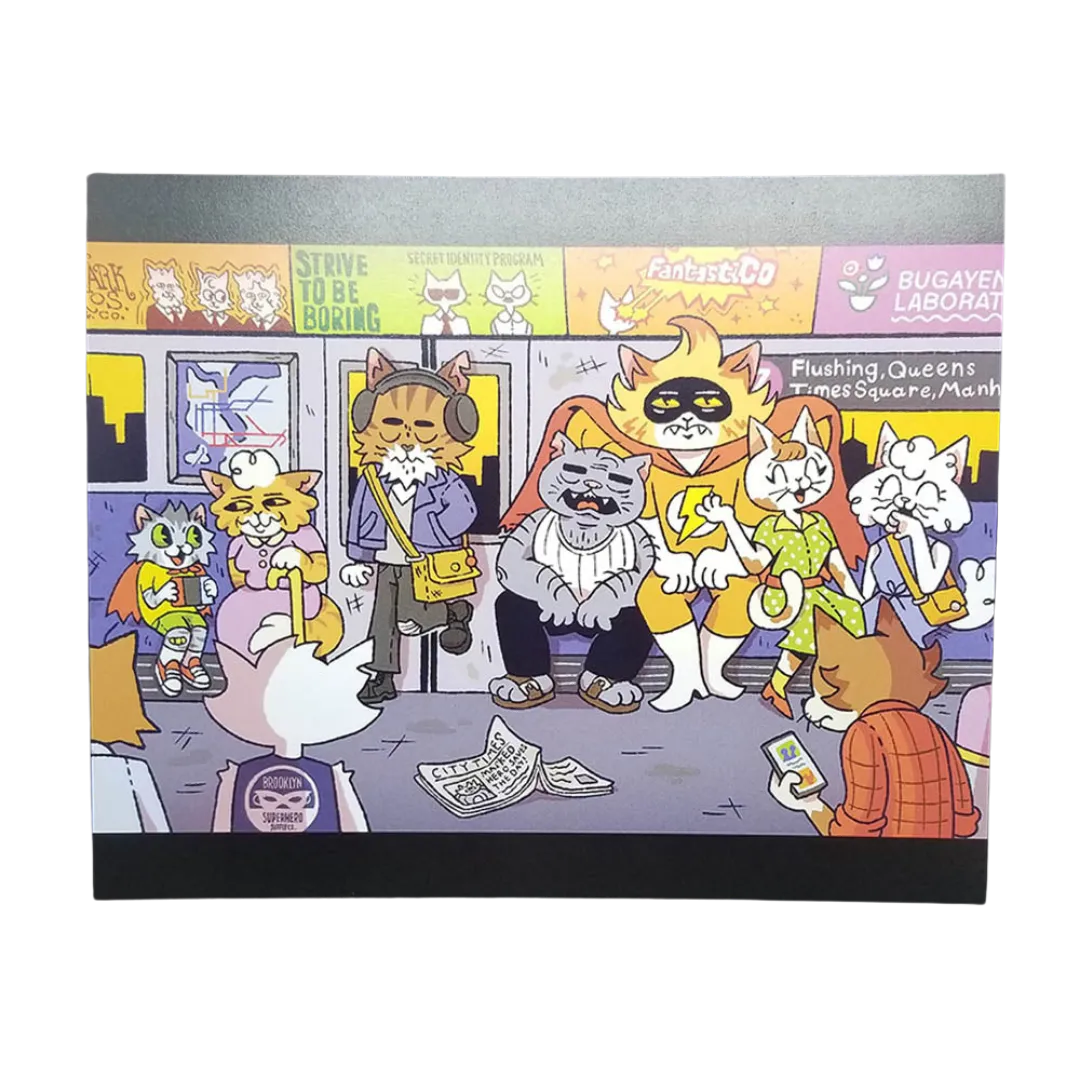 Subway Cats Print | Brooklyn Superhero Supply Co.