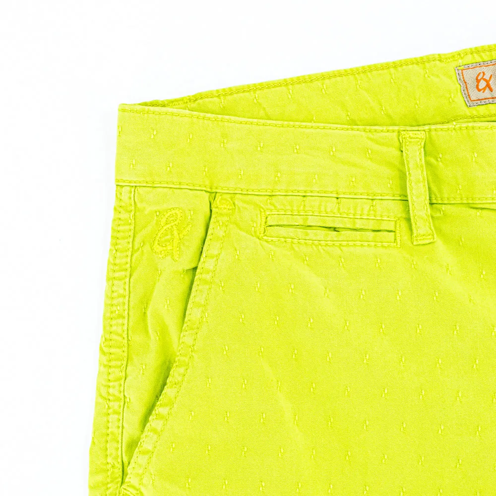 The Carlo Jacquard Shorts - Green