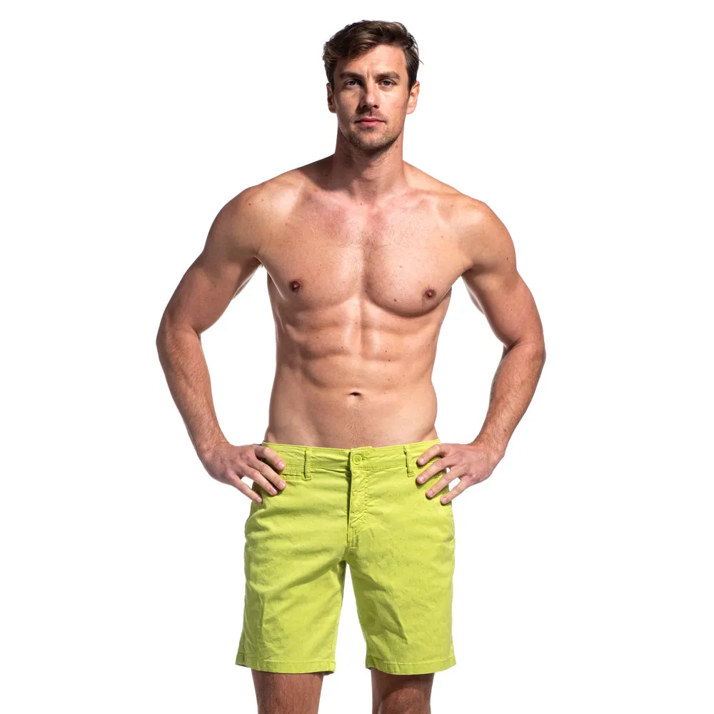 The Carlo Jacquard Shorts - Green