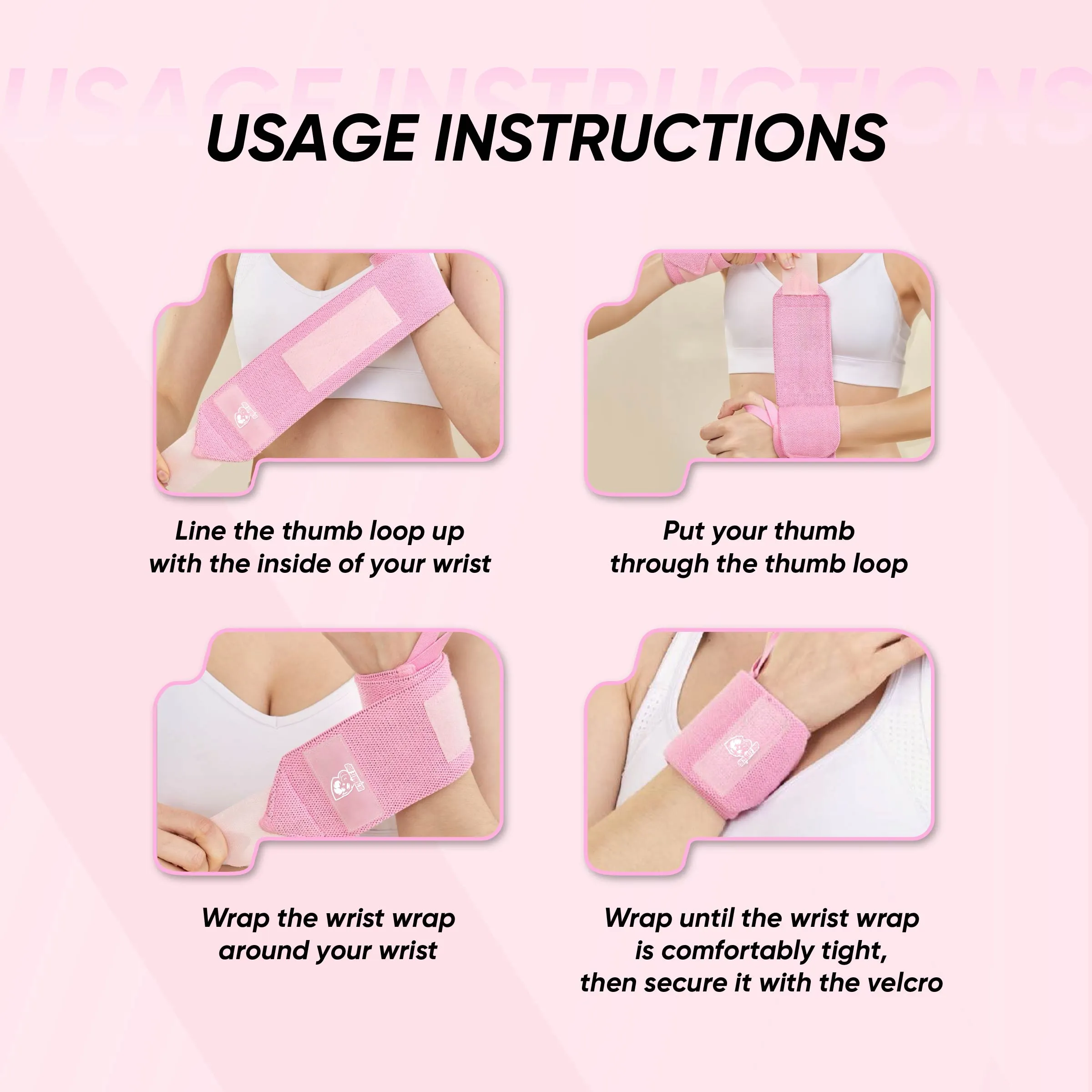 UltimateSup Wrist Wrap Gym Brace Support Strap, Weight Lifting Custom Fitness Powerlifting, Wrist Brace, Various Colors