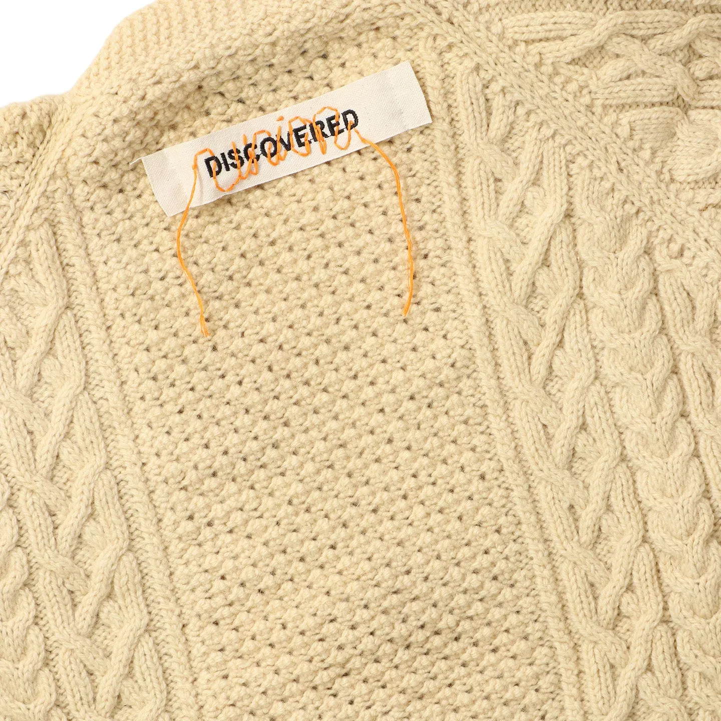 UNION HAND EMNROIDERY FISHERMAN KNIT｜ASSORT