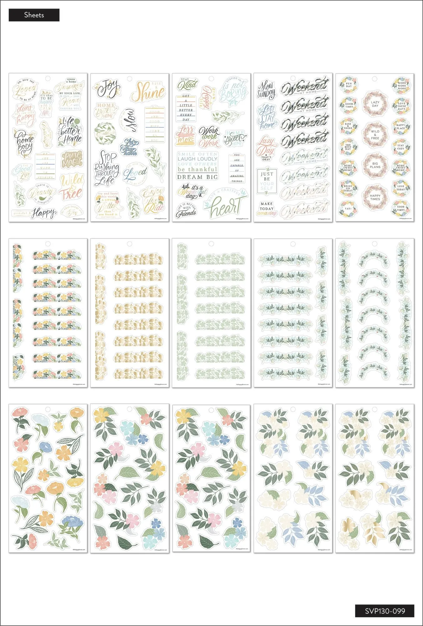 Value Pack Stickers - Home Sweet Home