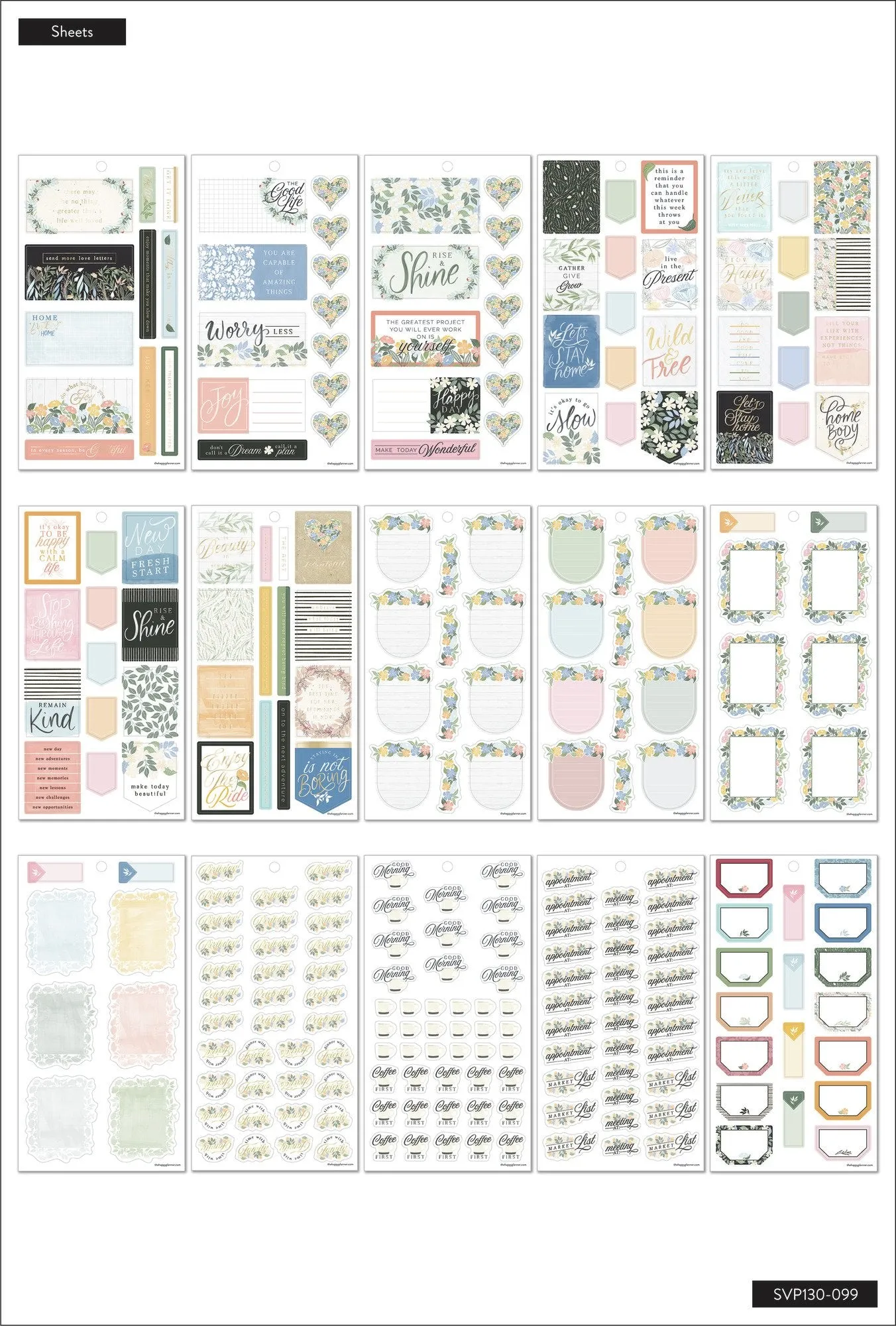 Value Pack Stickers - Home Sweet Home