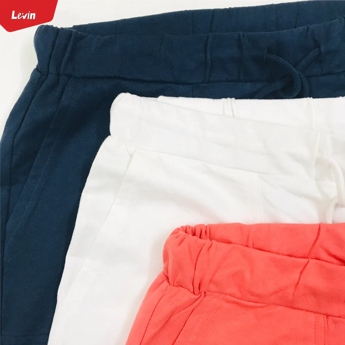 Women’s Elastic Drawstring Waist Cotton Terry Shorts