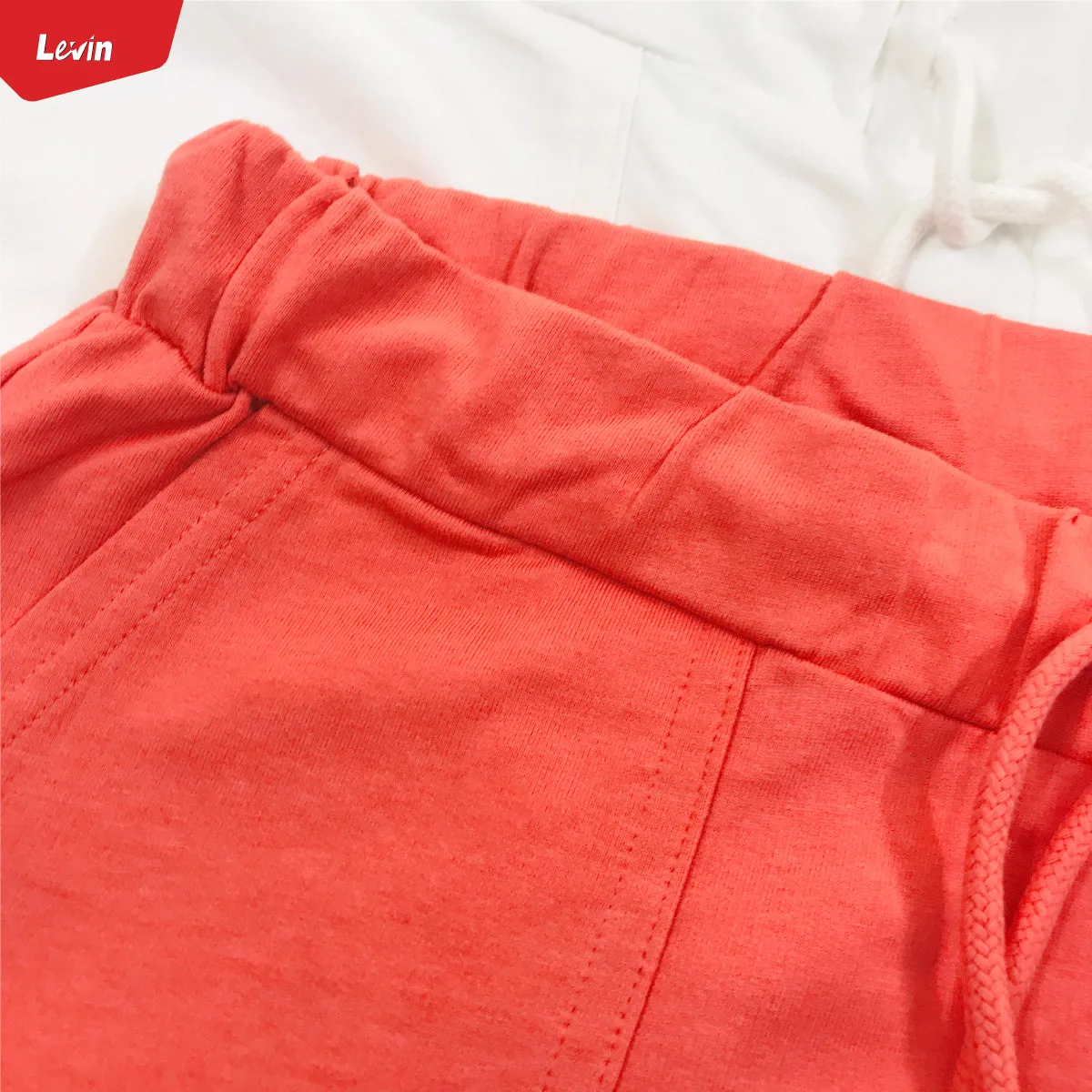 Women’s Elastic Drawstring Waist Cotton Terry Shorts