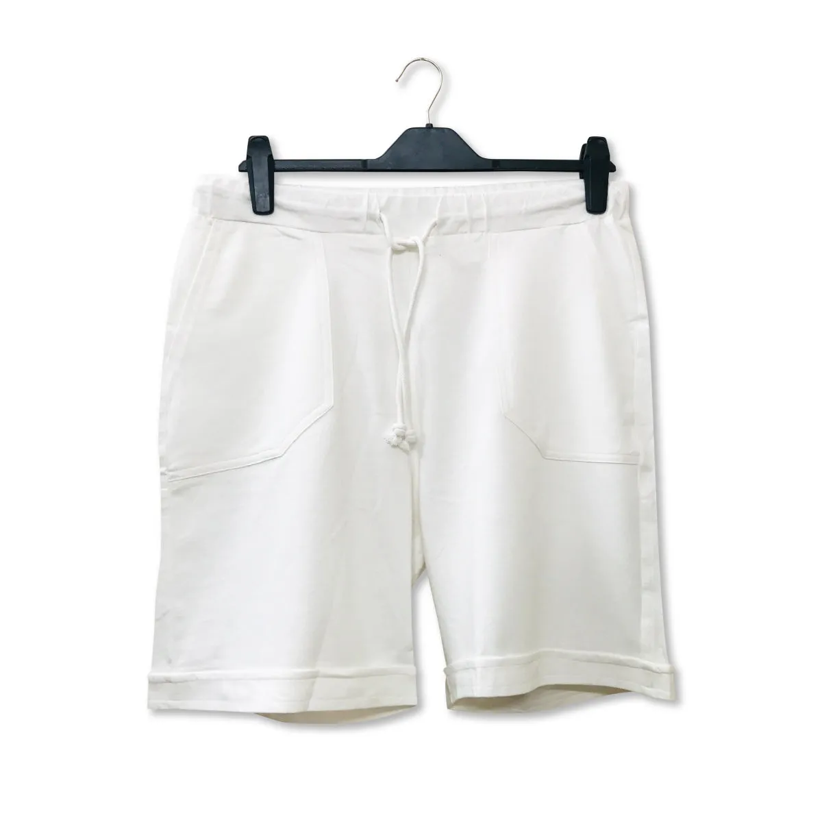 Women’s Elastic Drawstring Waist Cotton Terry Shorts