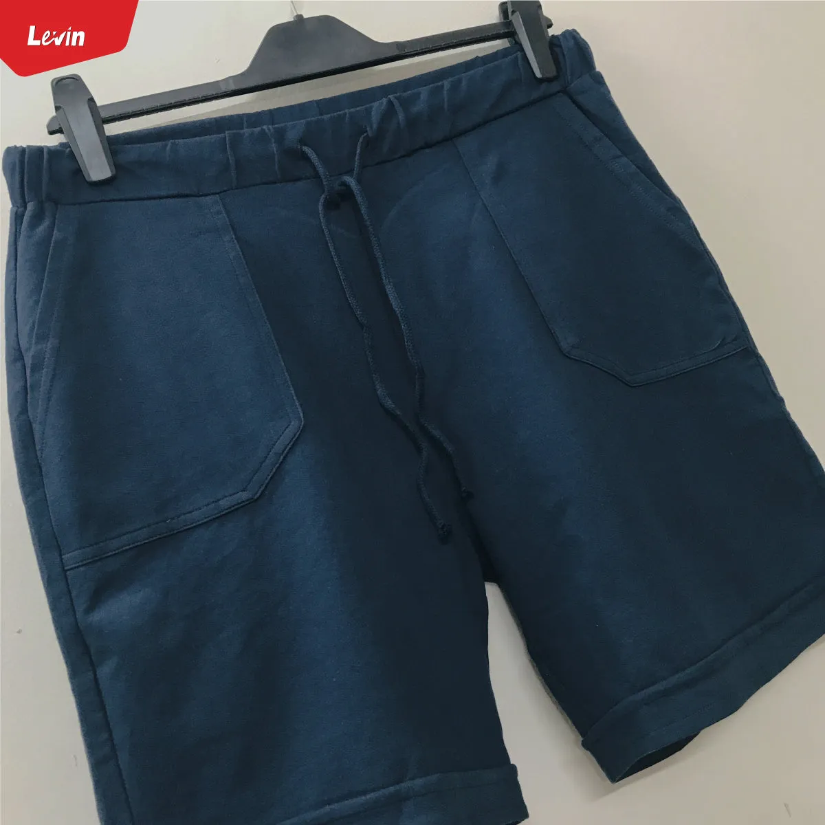 Women’s Elastic Drawstring Waist Cotton Terry Shorts