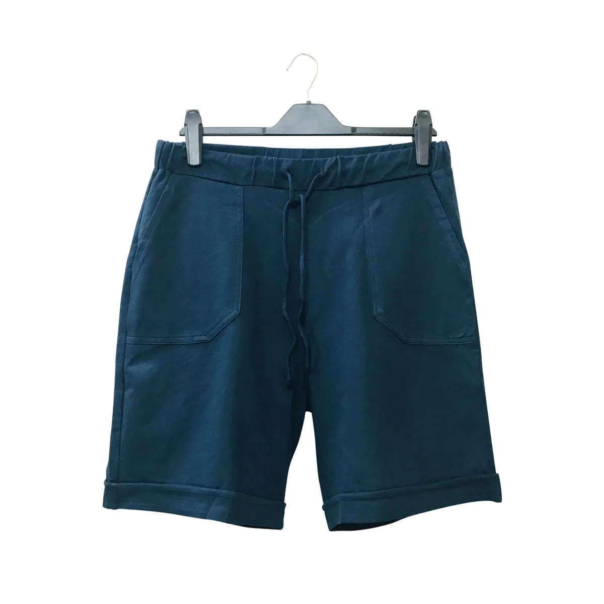 Women’s Elastic Drawstring Waist Cotton Terry Shorts